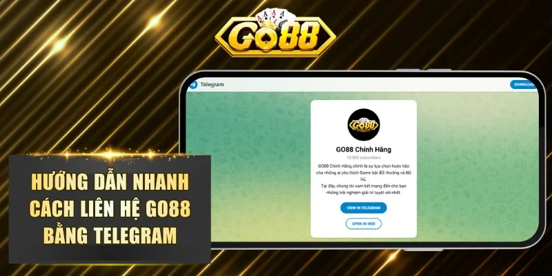 Thao tác kết nối cùng trang game bằng Telegram